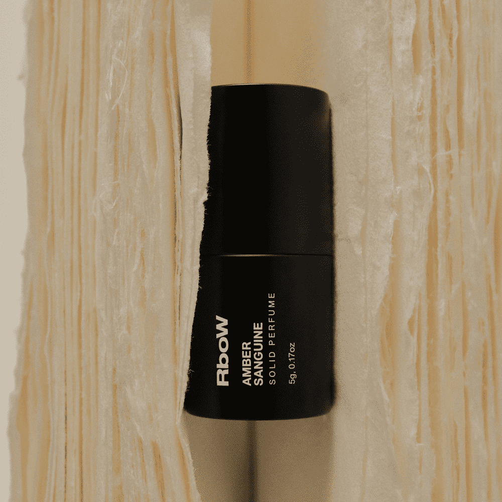 RboW（アールボウ）ソリッドパフューム（練り香水）＆オリジナルポーチセット - AMBER SANGUINE アンバーサンギン