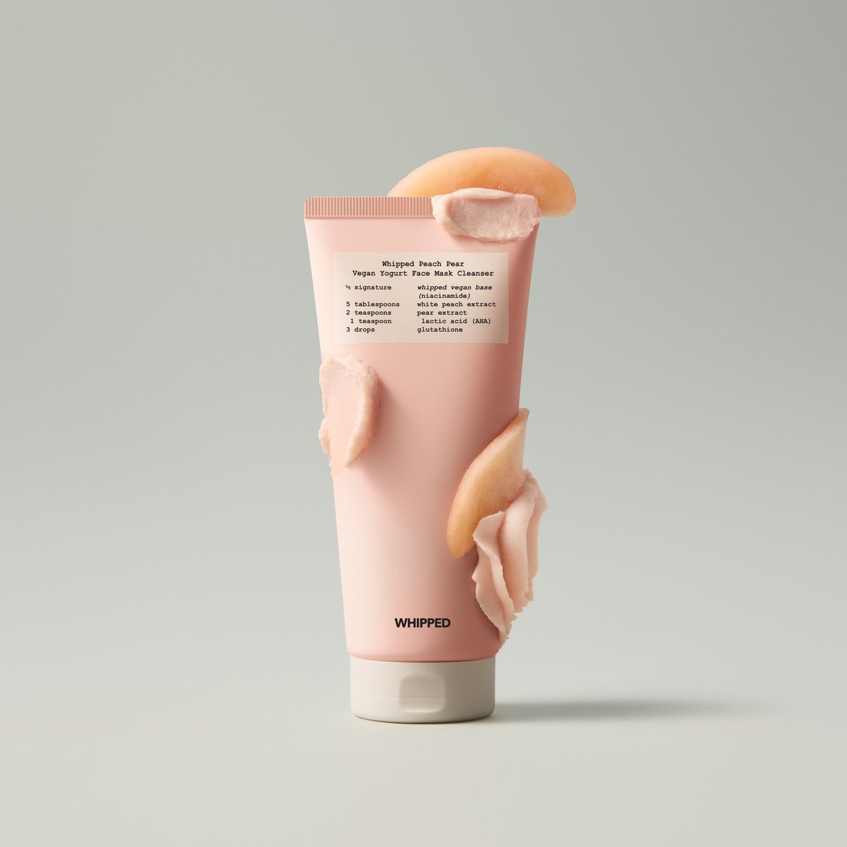 WHIPPED（ホイップド）フェイスマスククレンザー　ピーチペア【モモ＋西洋ナシ】