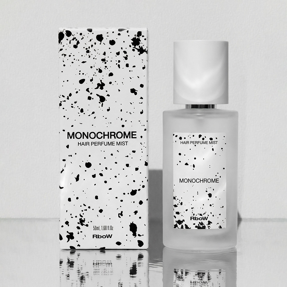 RboW ヘアパフュームミスト モノクローム パッケージ