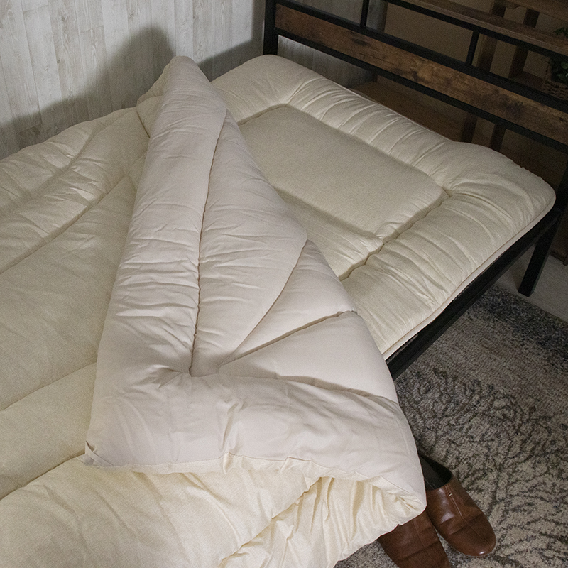 コインランドリーで洗えて乾燥できる掛・敷ふとんIS