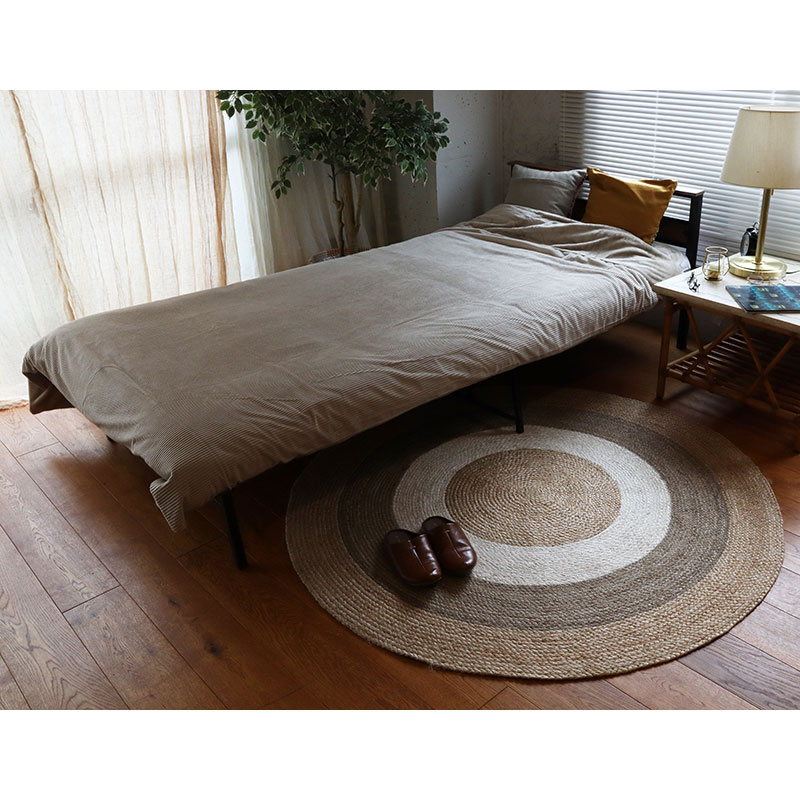 円形ジュートラグRK サイズ: 100cm円形