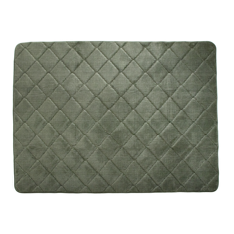 ふかふかキルトラグGL サイズ: 90×185cm, カラー: ベージュ