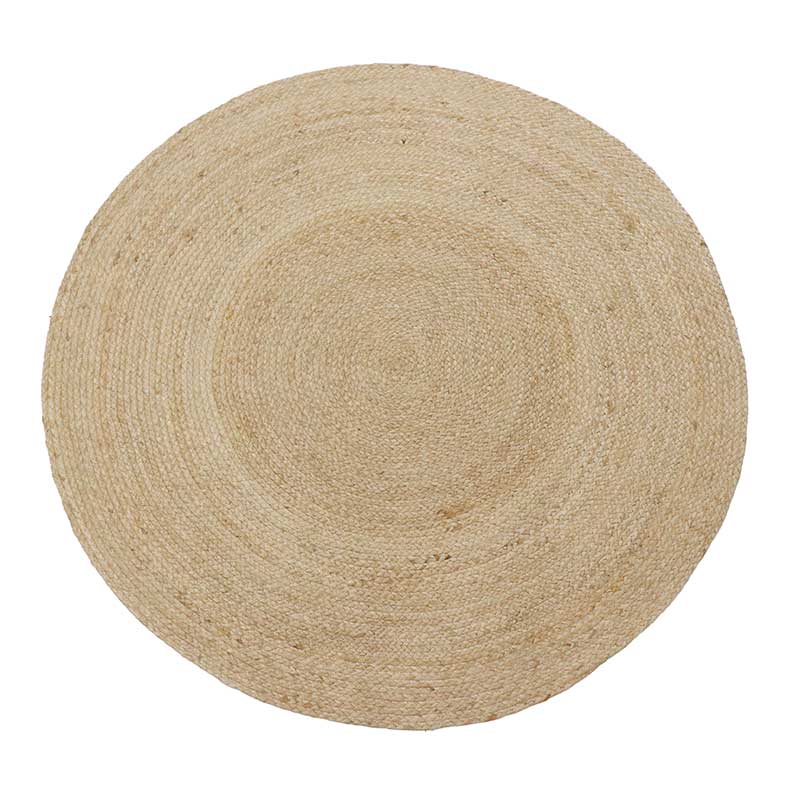円形ジュートラグTR サイズ: 100cm円形