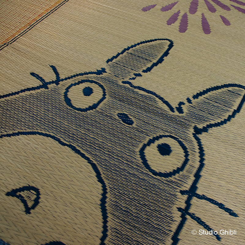 日本製い草ラグはなびトトロ サイズ: 140×200cm