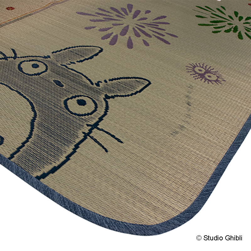 日本製い草ラグはなびトトロ サイズ: 140×200cm