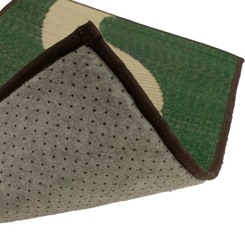 弾力のある踏み心地のい草マットFL サイズ: 45×60cm, カラー: ブラウン