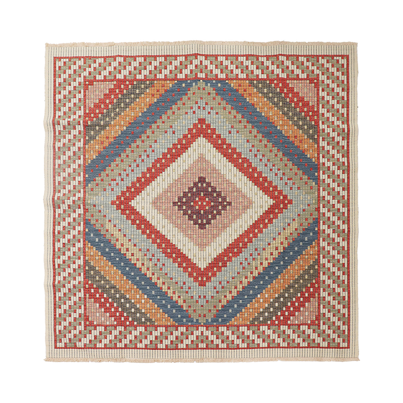 トルコ製キリム調ジャガードラグGS サイズ: 120×180cm