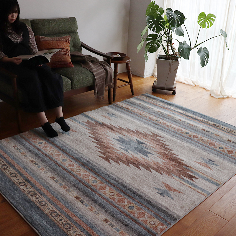 トルコ製キリム調ウィルトンカーペットRB サイズ: 80×140cm