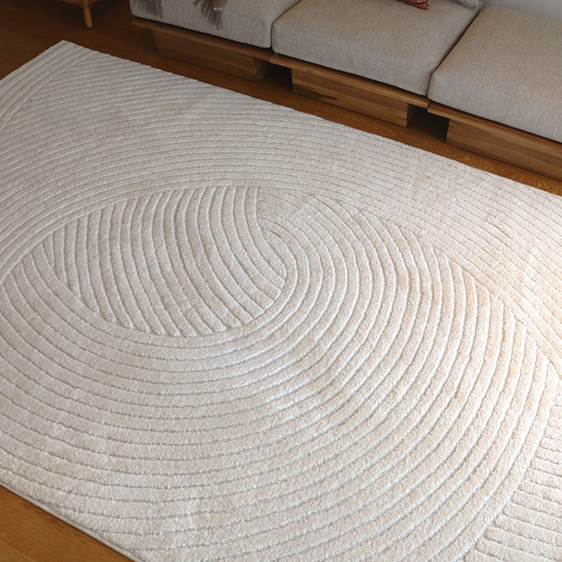 トルコ製幾何柄ウィルトンカーペットAP サイズ: 80×140cm, カラー: グレー