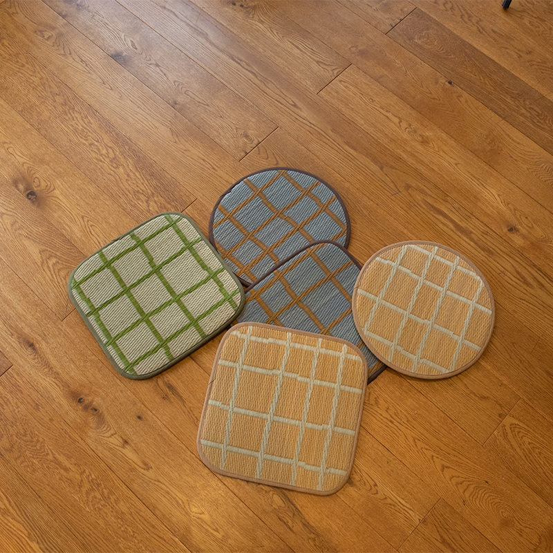 アクセントになるい草チェアパッドCK サイズ: 35×35cm, カラー: ベージュ