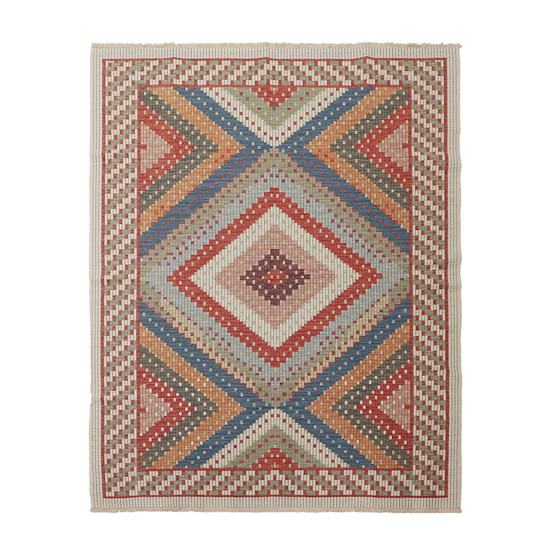 トルコ製キリム調ジャガードラグGS サイズ: 120×180cm