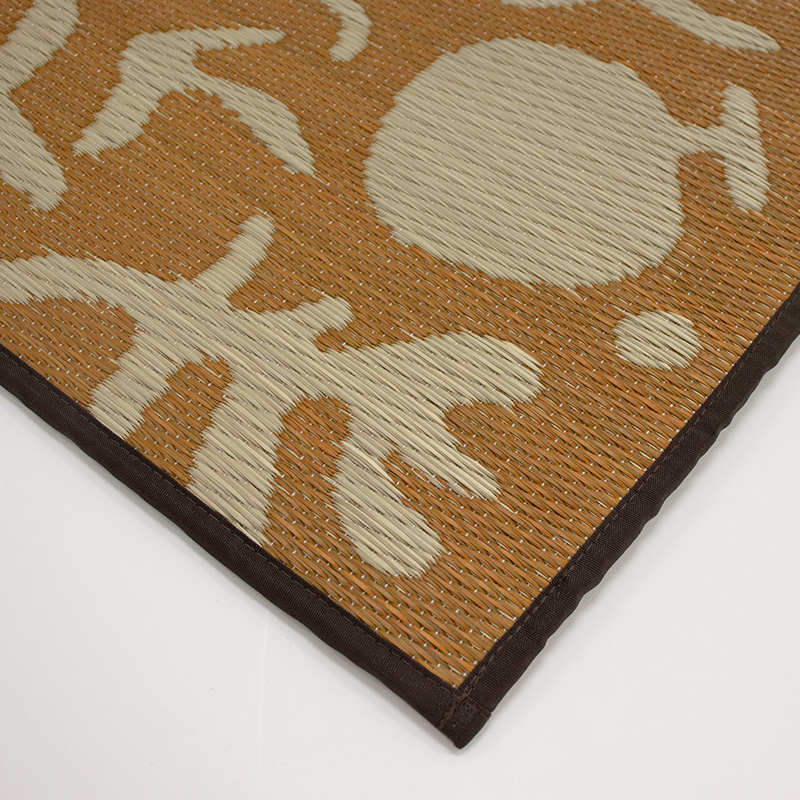 弾力のある踏み心地のい草マットFR サイズ: 45×60cm, カラー: グレー