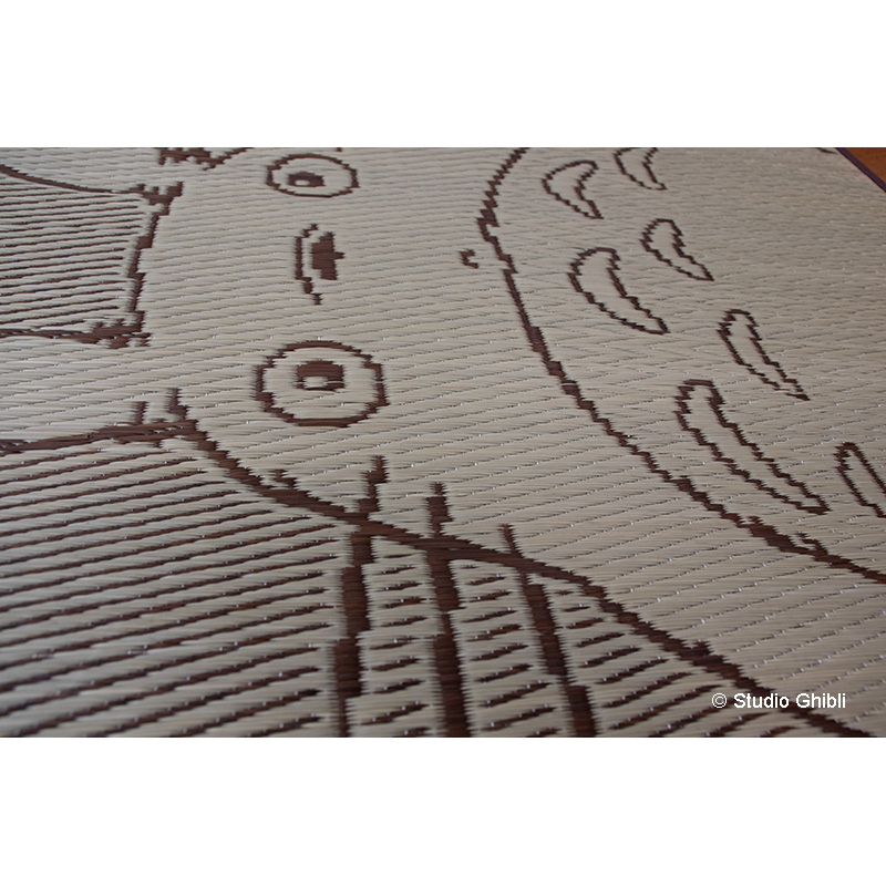 日本製い草ラグ森のトトロ サイズ: 140×180cm