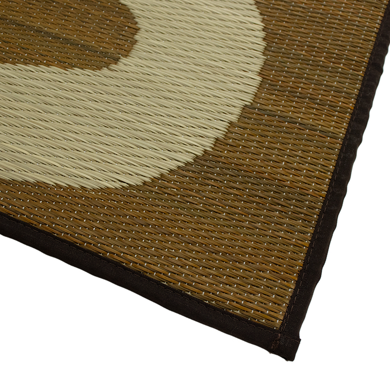 弾力のある踏み心地のい草マットFL サイズ: 45×60cm, カラー: ブラウン