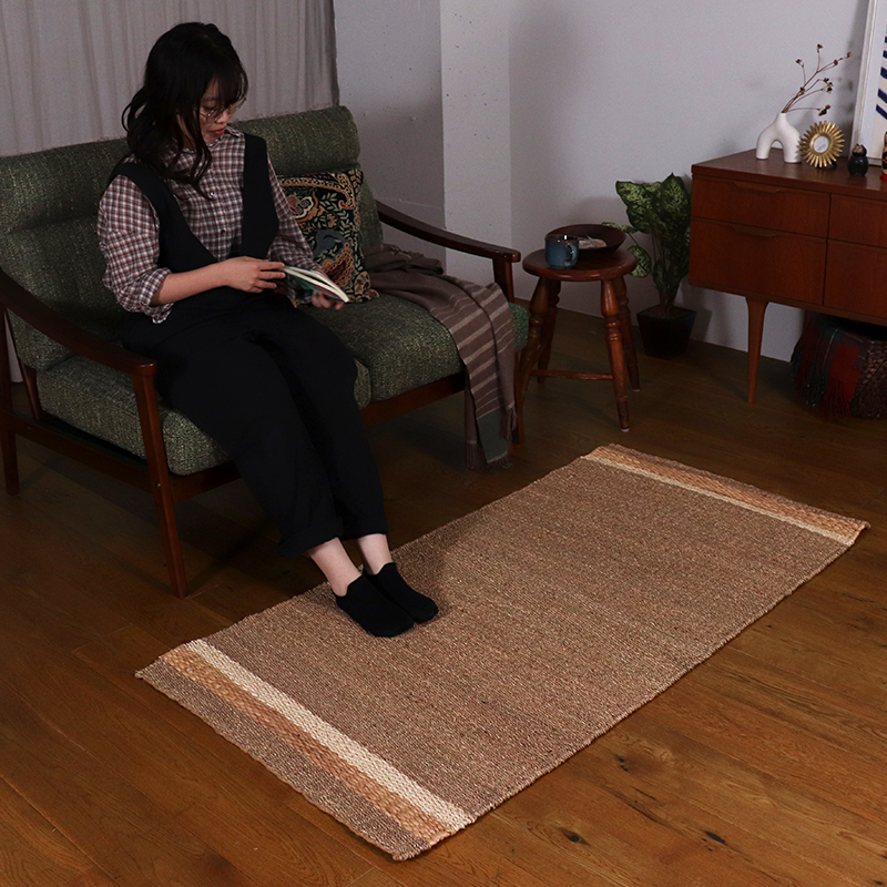3種の天然素材ミックスラグSR サイズ: 120×170cm