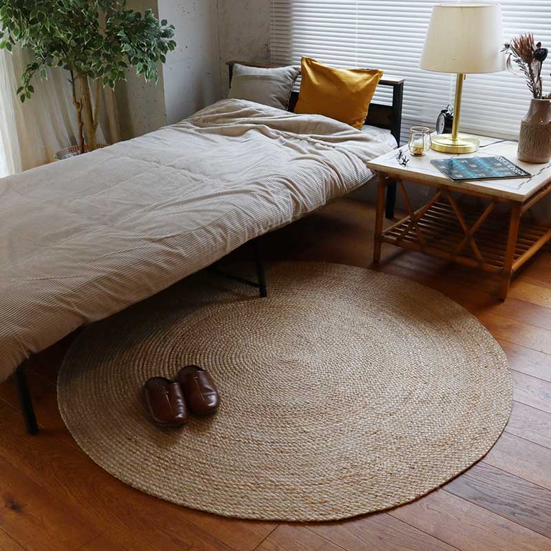 円形ジュートラグTR サイズ: 100cm円形