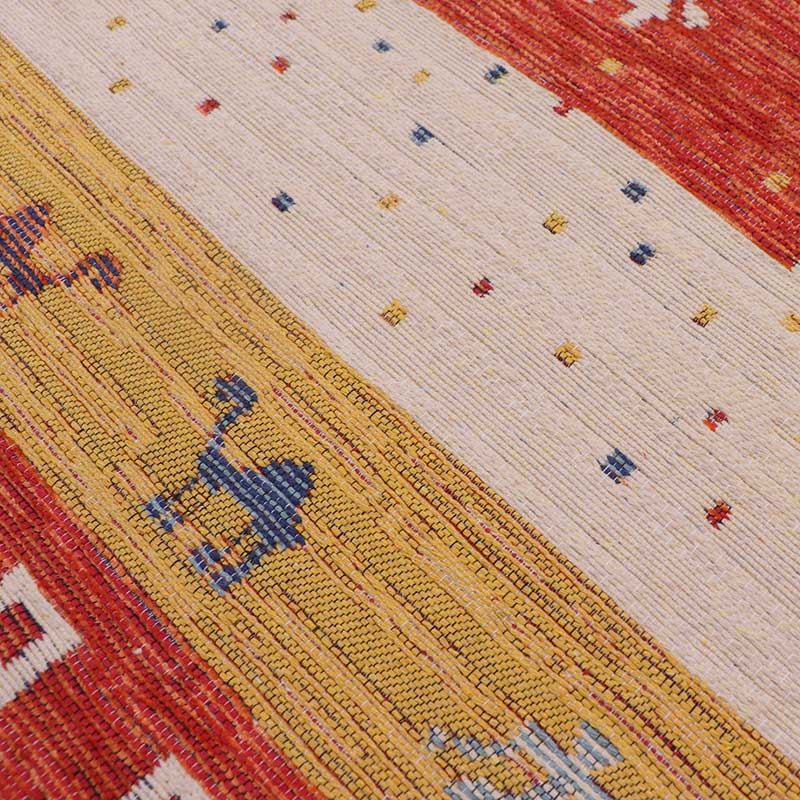 トルコ製ギャベ調ジャガードラグPN サイズ: 120×180cm