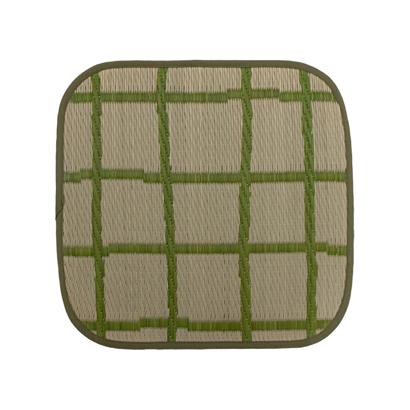 アクセントになるい草チェアパッドCK サイズ: 35×35cm, カラー: ベージュ
