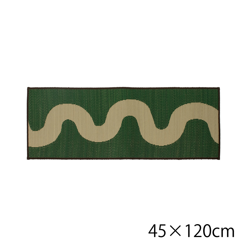 弾力のある踏み心地のい草マットFL サイズ: 45×60cm, カラー: ブラウン