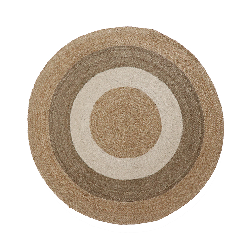 円形ジュートラグRK サイズ: 100cm円形