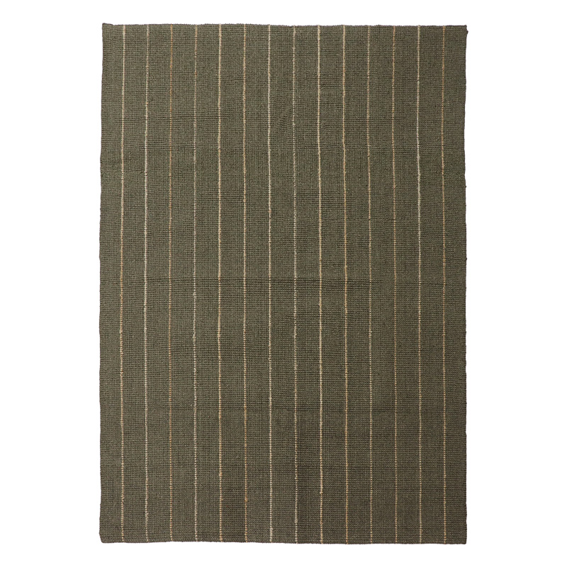 ストライプ柄ジュートラグND