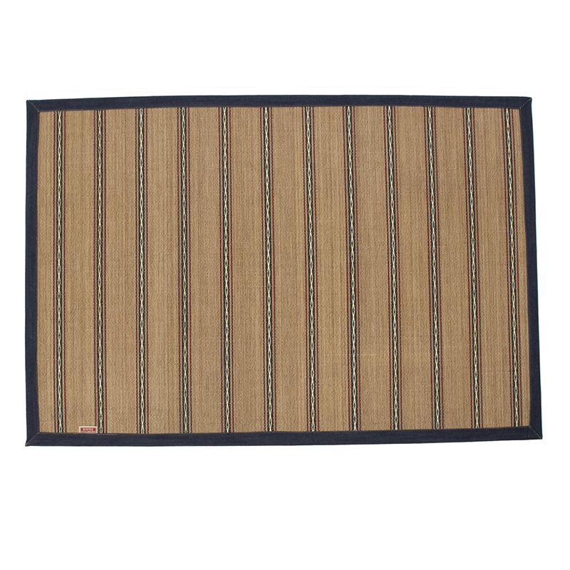 デニム縁の竹ラグVT