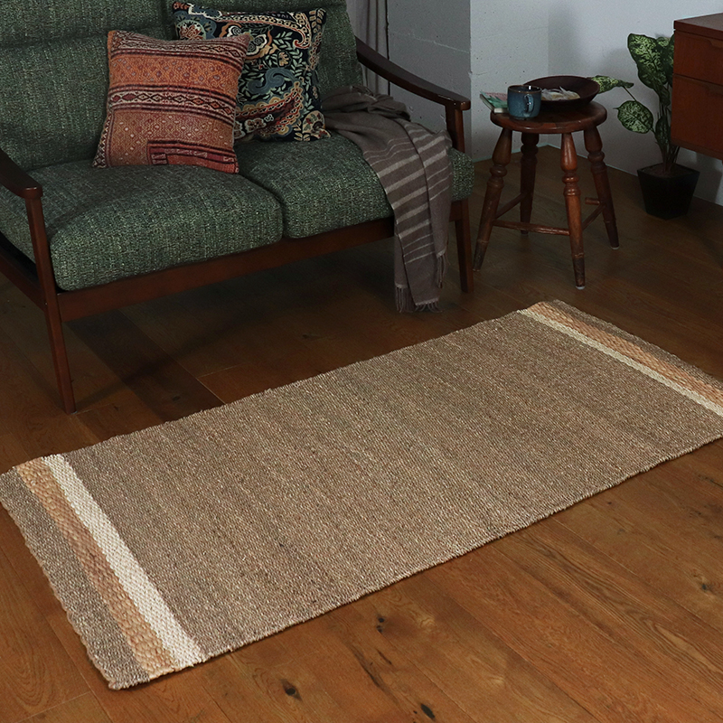 3種の天然素材ミックスラグSR サイズ: 120×170cm