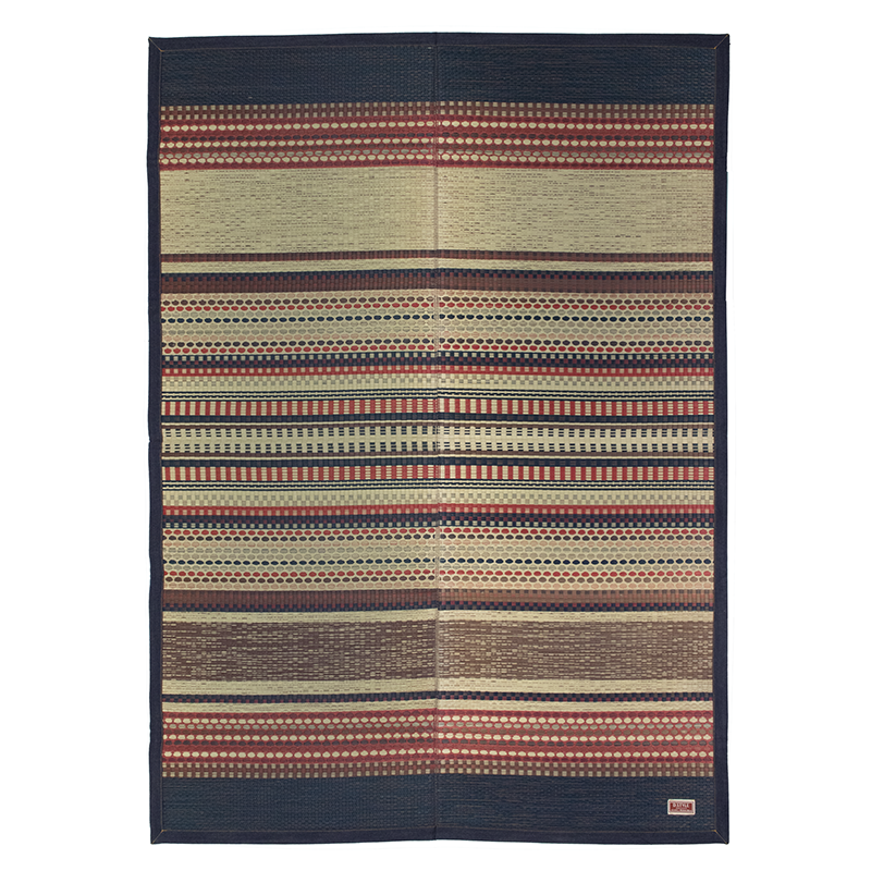 日本製デニム縁のい草ラグRF