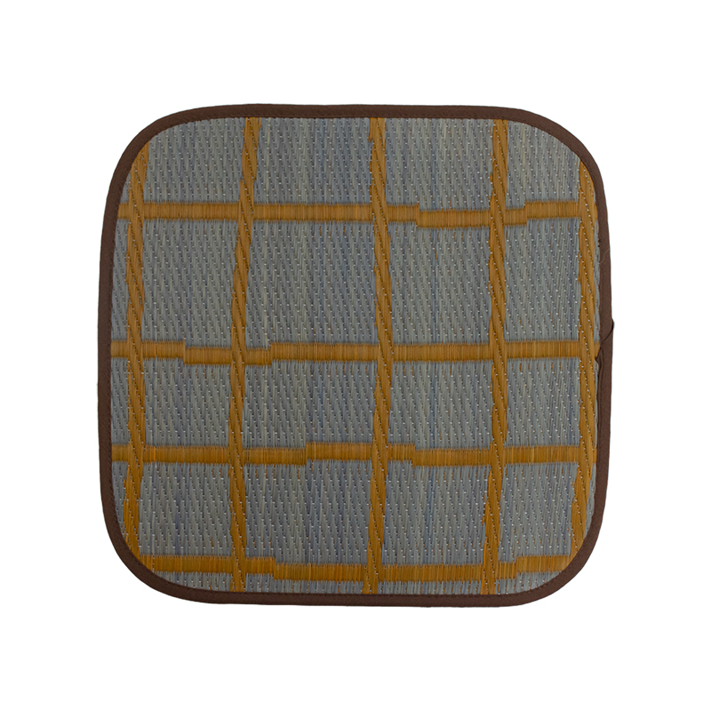 アクセントになるい草チェアパッドCK サイズ: 35×35cm, カラー: ベージュ