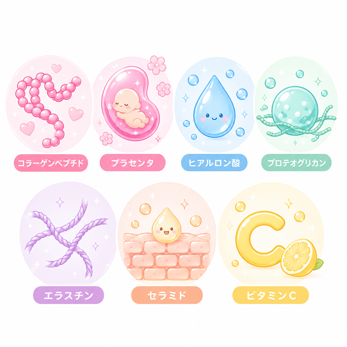 低分子コラーゲン配合