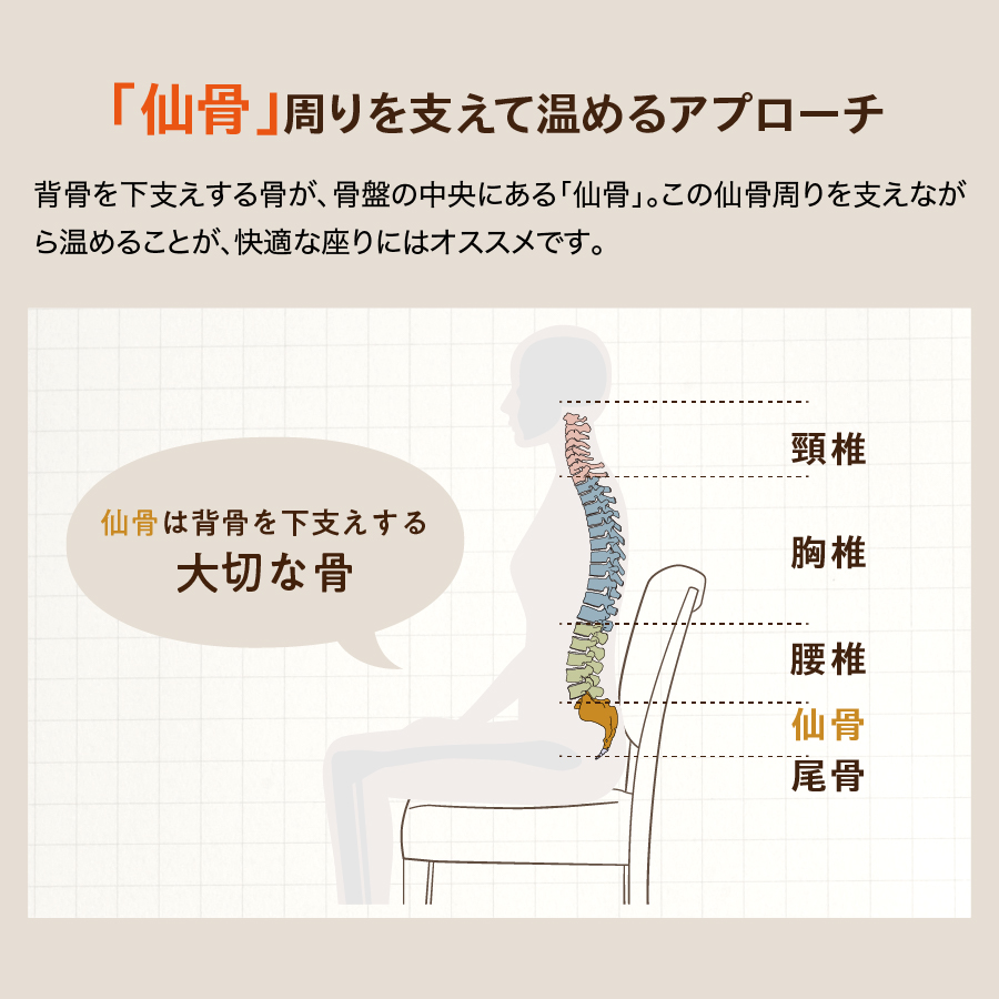 あったか腰サポ湯たんぽ ブラウン | キューサイ【公式】通販