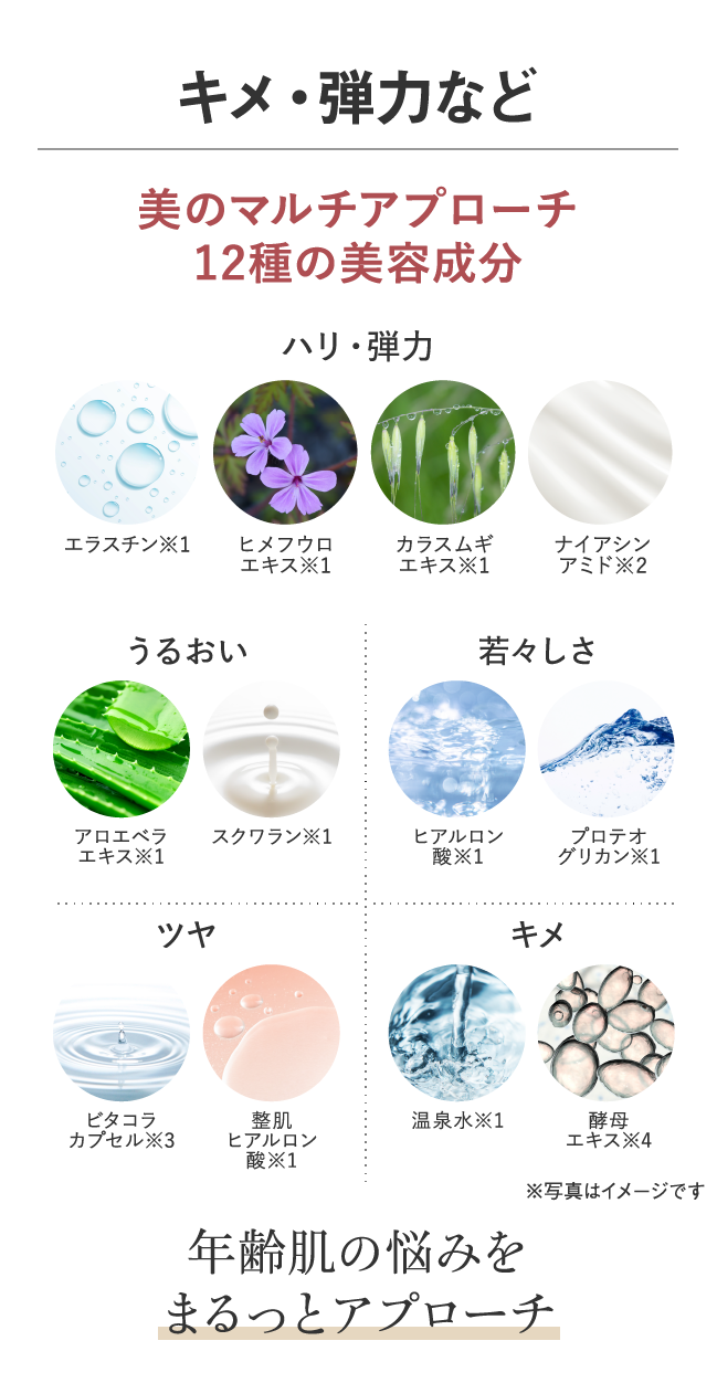 キメ・弾力など