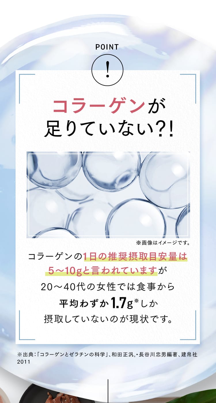 コラーゲンが足りていない？！