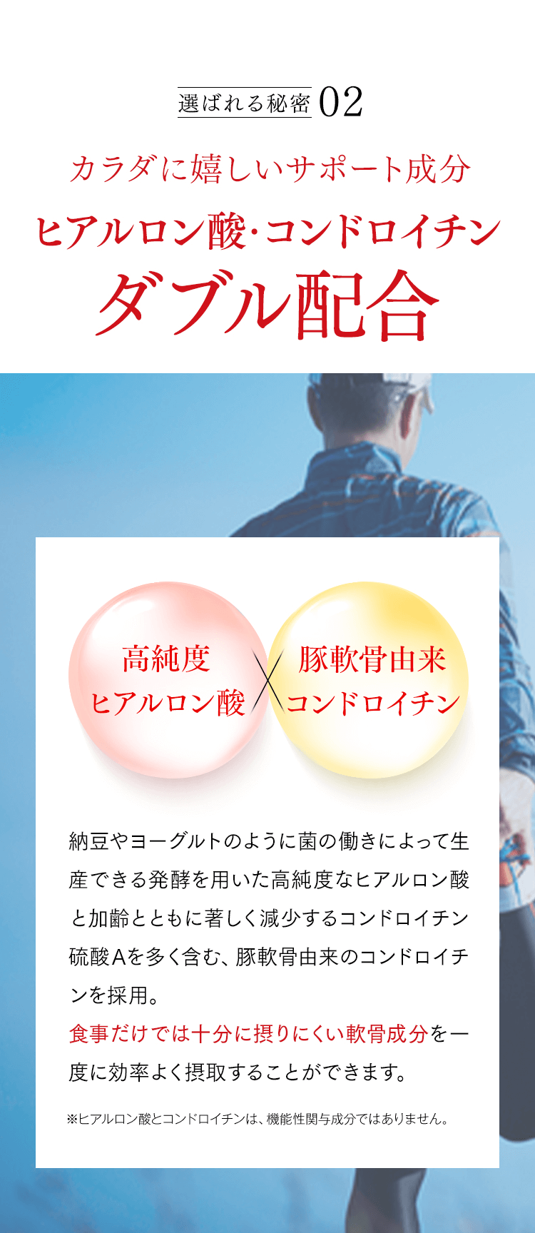 カラダに嬉しいサポート成分