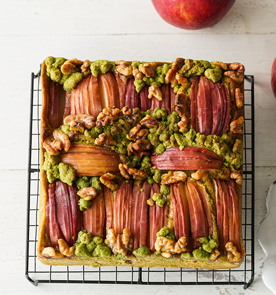 林檎とケールのケーキ