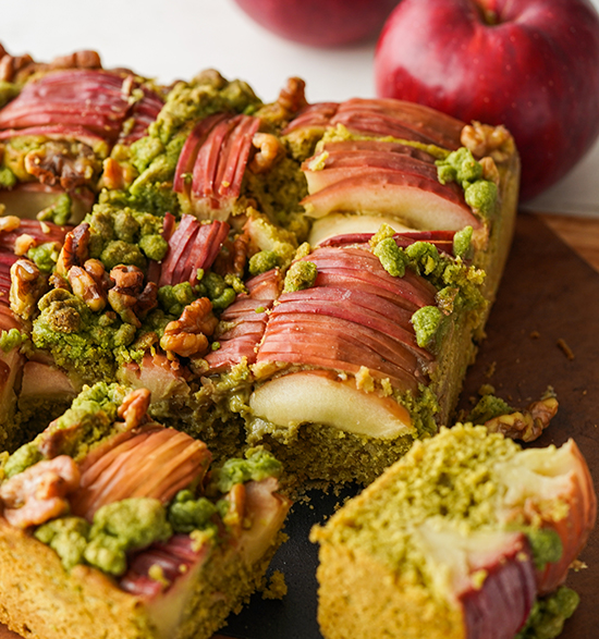 林檎とケールのケーキ