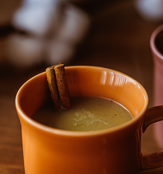 オーツミルクで作るケールチャイ