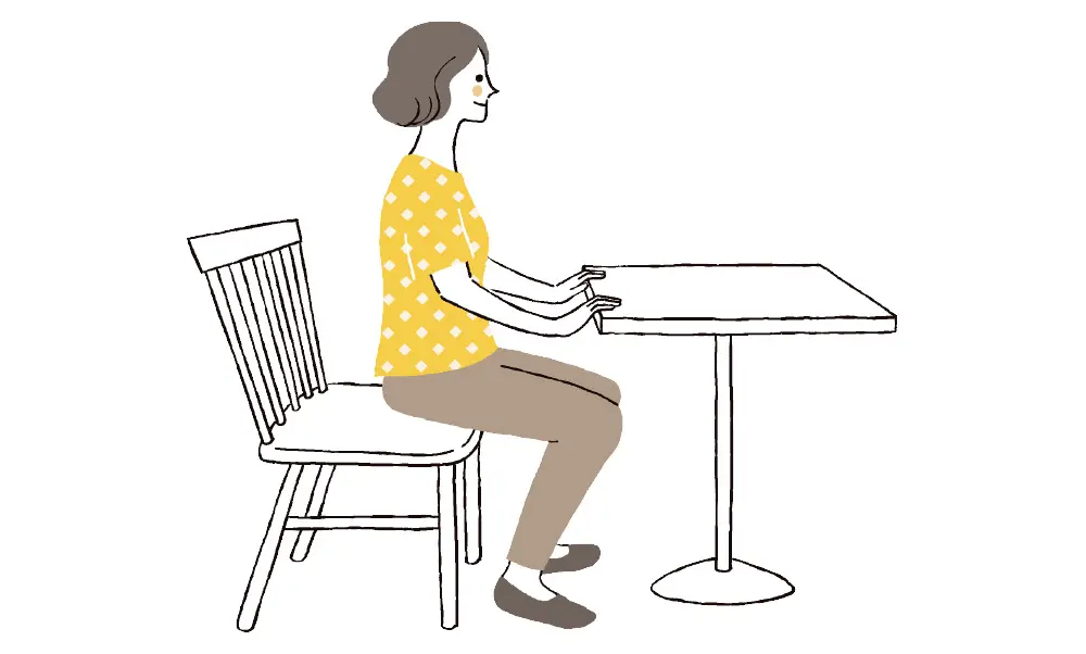 イスを使った簡単足筋トレ