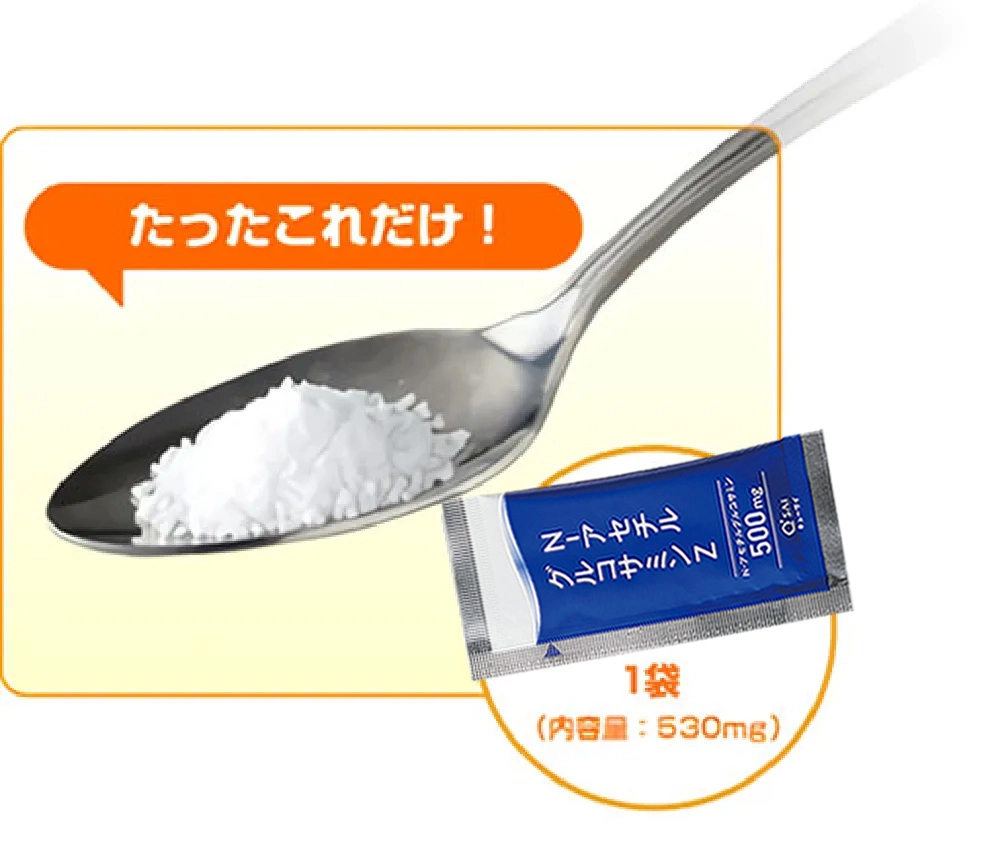 ラクラク飲める|1日の目安量はわずかティースプーン約半分 | キューサイ【公式】通販サイト