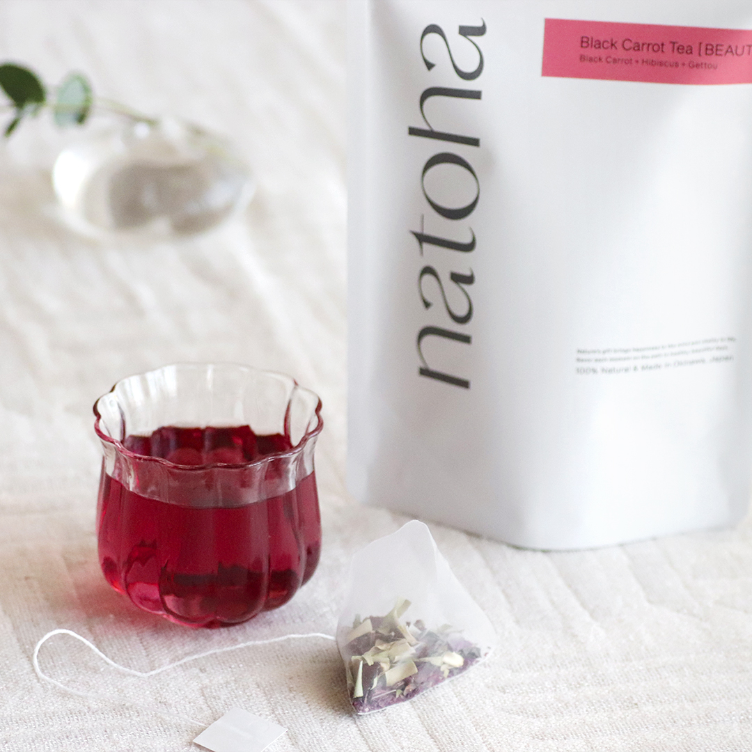 美肌リズム茶 natoha 黒人参茶 ビューティー（ノンカフェイン・沖縄県産）