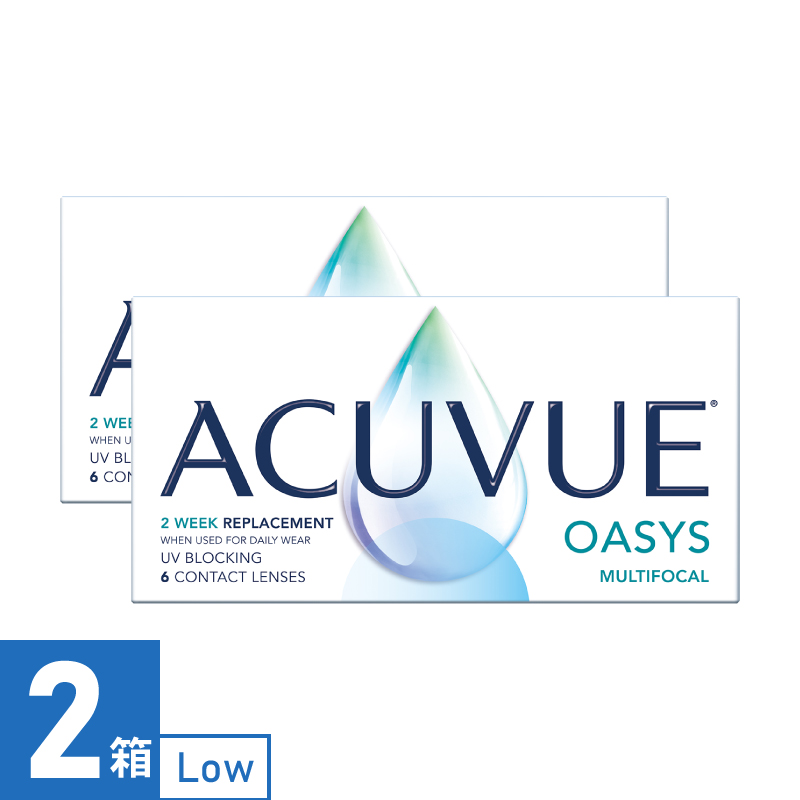 【2箱】アキュビューオアシス マルチフォーカル Low（6枚） 
