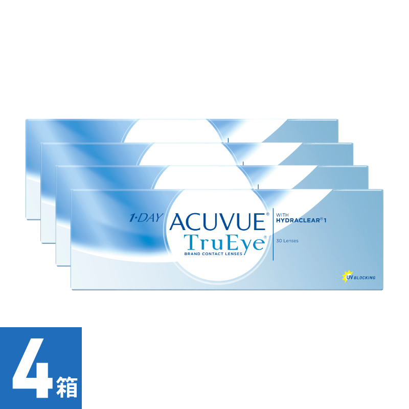 【4箱】ワンデーアキュビュートゥルーアイ（30枚）