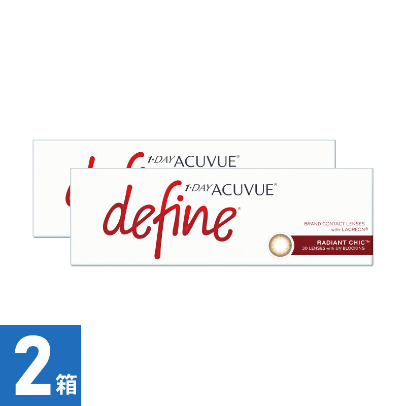【2箱】ワンデーアキュビューディファインモイスト ラディアントシック (30枚)