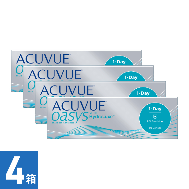 【4箱】ワンデーアキュビューオアシス（30枚）