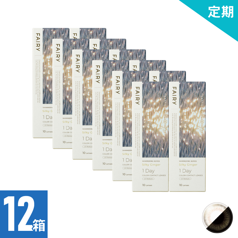 【2ヶ月定期】フェアリーワンデーシマーリング シルキージンジャー（10枚）