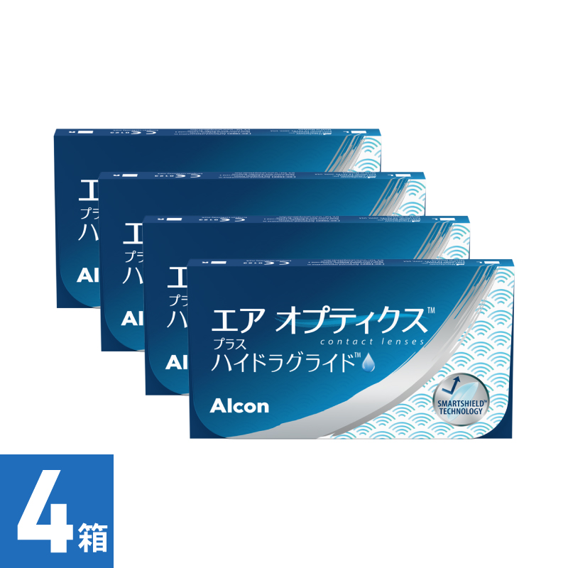 【4箱セット】エアオプティクスプラスハイドラグライド（6枚）