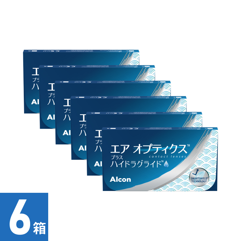 【6箱セット】エアオプティクスプラスハイドラグライド（6枚）