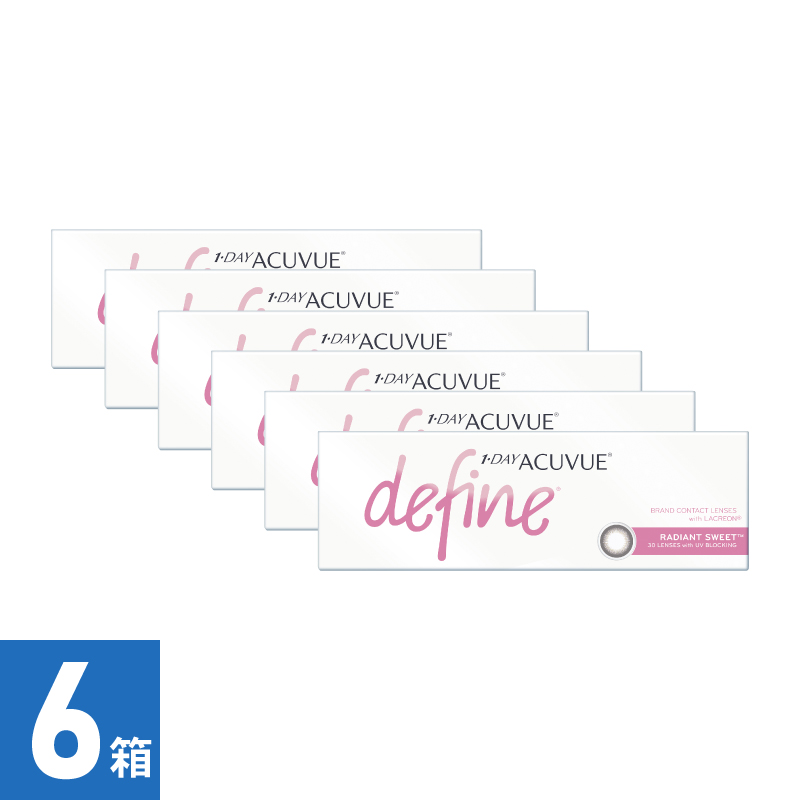 【6箱】ワンデーアキュビューディファインモイスト ラディアントスウィート (30枚)