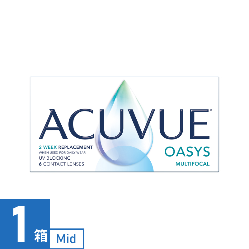 【1箱】アキュビューオアシス マルチフォーカル Middle（6枚） 