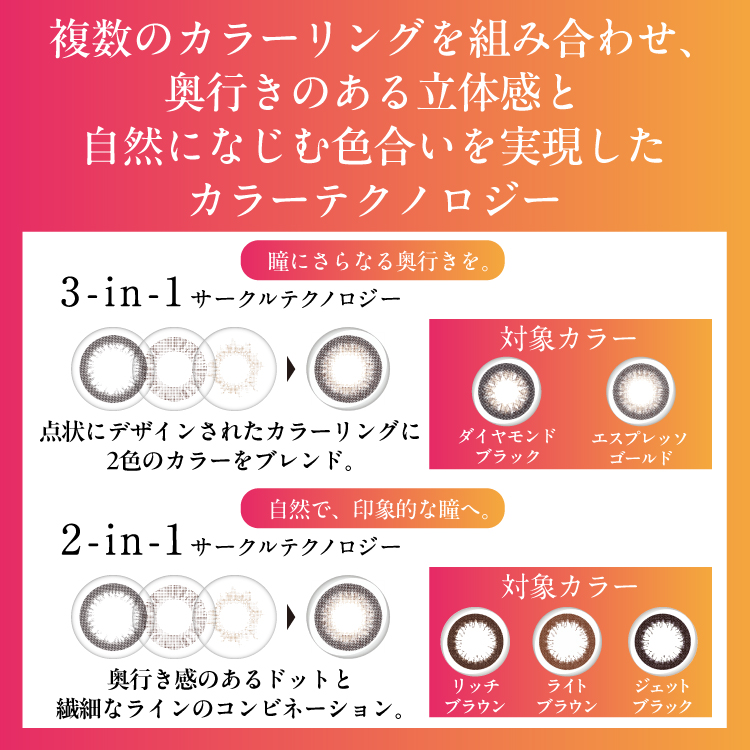 フレッシュルック デイリーズ イルミネートのカラーバリエーション